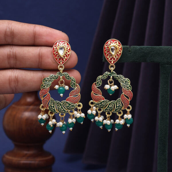 Meenakari Earrings